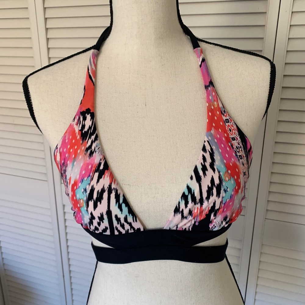 Tie-dye bikini top
